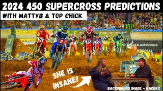 She Thinks Jett Will Win 15 Races 2024 450 Supercross Predictions NATIONAL [upl. by Enialahs44]