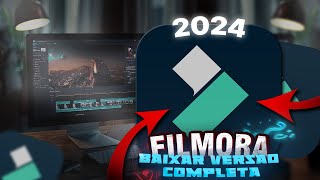 Como Baixar e Instalar o Filmora português  Tutorial Completo Não crackeado patch [upl. by Kroll]