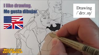 Dibujar en inglés · ¿Cómo se dice dibujar en inglés · ¿Cómo se pronuncia quotdrawingquot en inglés [upl. by Arvonio]