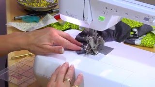 Gathering Fabric with the Ruffling Foot [upl. by Layton]