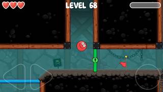 Red Ball 4  Into The Cave Level 68  Android Gameplay And Walkthrough [upl. by Enobe981]