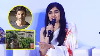 Adah Sharma Reacts On Buying Or Renting Late Actor Sushant Singh Rajputs Last Home In Mumbai [upl. by Beffrey]