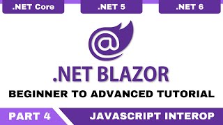 Blazor Tutorial C  Part 4  Blazor Javascript Interop  Blazor Javascript Isolation [upl. by Jabon]