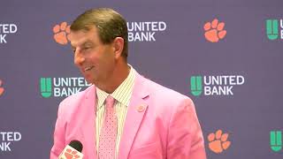 Clemson 48 Virginia 31 Dabo Swinney postgame pt 2 [upl. by Auqenahs]