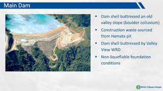 Design and Construction of the Hamata Tailings Dam Hidden Valley Mine Papua New Guinea Webinar [upl. by Ecerahs]