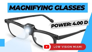 Magnifying Glasses with Light Low Vision Miami [upl. by Donaugh]