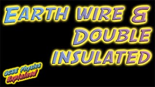 Earth wire and double insulated SP10i [upl. by Bradway]