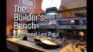 The Builders Bench  Episode 1  Turning an Epiphone Les Paul Into a Dream Guitar [upl. by Adnawyek]