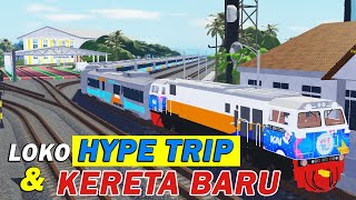 DINAS DAN LANGSIR KERETA BARU DI STASIUN YOGYAKARTA  ROSCALE ROBLOX INDONESIA [upl. by Assirahc157]