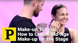 Makeup Tutorial How to Create OldAge Makeup for the Stage [upl. by Richard648]