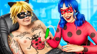 Le Studio de Tatouage Ladybug pour les SuperHéros [upl. by Ailugram]