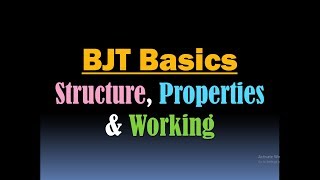 BJT Construction and Working  Basics Operation and Properties of BJT  Bipolar Junction Transistor [upl. by Orual]