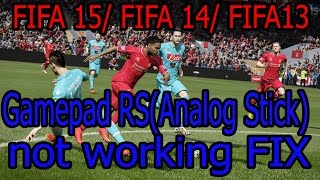 Tutorial  FIFA 19 FIFA 18 FIFA 17 Gamepad RSAnalog Stick not working Fix [upl. by Wootten416]