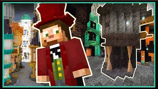 Hermitcraft 8 Episode 19 Building Grians SPOOKY ALLEY [upl. by Namsu146]