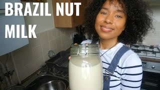 BRAZIL NUT MILK RECIPE  PLANT BASED [upl. by Adnahsam762]