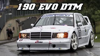 MercedesBenz 190e EVO 2 DTM  great intake sounds [upl. by Noitna886]