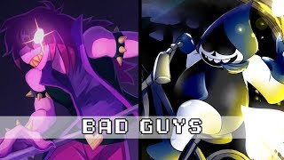 DELTARUNE  BAD GUYS Susie x Lancer battle Remix Kamex [upl. by Niuq]