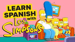 Learn Spanish with Cartoons Los Simpsons [upl. by Arag]