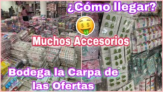 Recorrido Bodega Accesorios EconómicosDiademasEsponjasPestañasAretes y MásCentro CDMX [upl. by Anirec986]