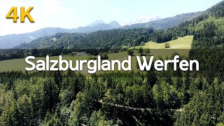 사운드오브뮤직 촬영지 오스트리아 베르펜 도레미송 언덕 4K Austria Salzburgland Werfen Hohenwerfen castle Doremi Song [upl. by Lavella71]