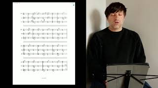 ASMR Counting Morton Feldman  For Philip Guston w score [upl. by Delilah]