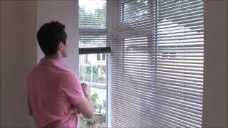 FITTING VENETIAN BLINDS IN A BAY WINDOW  YouTube [upl. by Yenahpets]