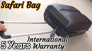 Safari Trolley Bag Review  Safari Cabin Luggage Review  Safari Thorium Cabin 4 wheels Suitcase [upl. by Surtimed]