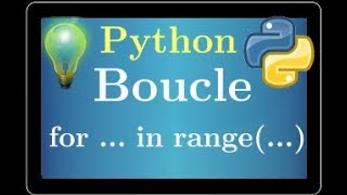 cours python • boucle for  in range • programmation • tutoriel • lycée [upl. by Oinotnaocram]