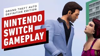 Grand Theft Auto Definitive Edition  15 Minutes of Nintendo Switch Gameplay [upl. by Fennie925]