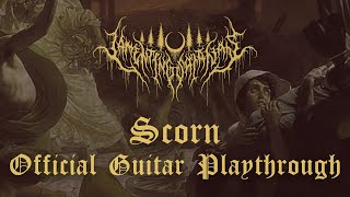 Lamenting Satanas  Scorn Official Guitar Playthrough [upl. by Alehcim100]