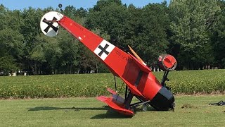 Old FOKKER Airplane ENGINES Cold Starting up and Sound 2 [upl. by Ahsin938]