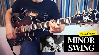 Django Reinhardt — Minor Swing Easy Chords Lesson [upl. by Legna271]