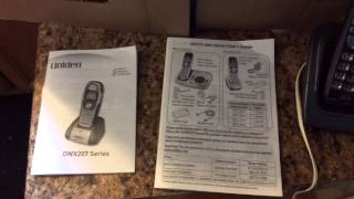 How to stop the flashing red light on your 60 Unidentifiable cordless phone [upl. by Ecirtel]