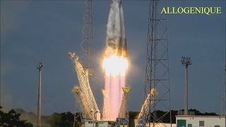 DECOLLAGE  MAJESTUEUX  DE FUSEE  KOUROU HD1080p [upl. by Enaed]