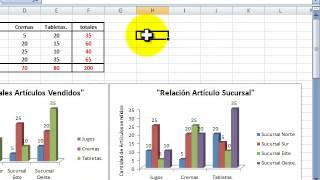 Gráficos en EXCEL para Distribuciones Bidimensionales [upl. by Katushka]