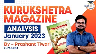 Kurukshetra Magazine Analysis  Analysis of January 2023  UPSC IAS  StudyIQ [upl. by Enneyehc]