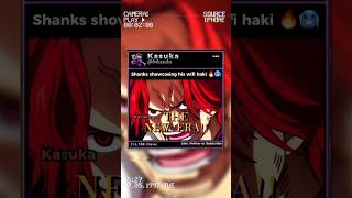 Shanks uses his wifi haki 🥶 anime onepiece shanks shorts [upl. by Pammy]