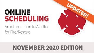 Aladtec Online Scheduling amp Workforce Management for Fire RescueNov 2020 edition [upl. by Ylsew]