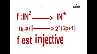 Injectivité de f [upl. by Kei]