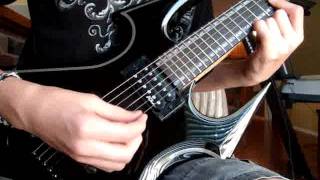 Abracadavre Black Ops Zombies Theme Guitar Cover with tabs [upl. by Ealasaid]