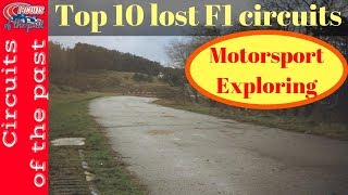 Top 10 lost F1 Circuits  Abandoned Formula One Tracks  Edition 1 [upl. by Nnyltiak]