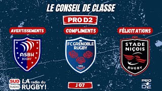 Le conseil de classe de la 7ème journée de ProD2 saison 20242025 [upl. by Limann]