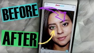 How to Change your Eye Color in FaceTune [upl. by Atirhs]