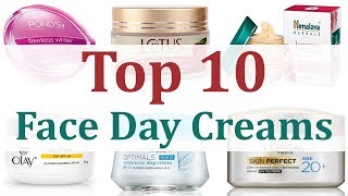 Top 10 Face Day Creams​ [upl. by Penrose415]