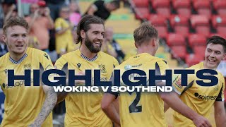 HIGHLIGHTS  Woking 02 Southend United [upl. by Bord]