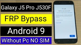 Galaxy J5 Pro J530F FRP Bypass u6  SMJ530F FRP Bypass  j530f u6 frp bypass  j530f u6 frp 90 [upl. by Mobley803]