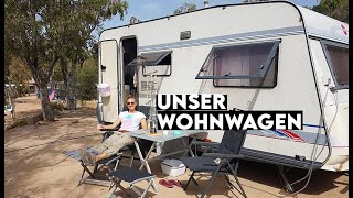 Wohnwagen Bürstner Roomtour  Unsere beste Camping Ausstattung [upl. by Donelle961]