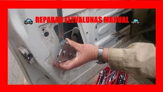 🚓 Reparar ELEVALUNAS MANUAL 🚓 [upl. by Nilahs]