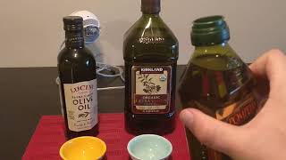 Olive Oil Review  Kirkland vs Pompeian vs Lucini [upl. by Thibault]