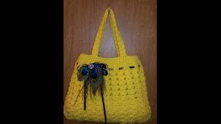 How to Crochet a Purse  Sunshine Purse [upl. by Oinolopa71]